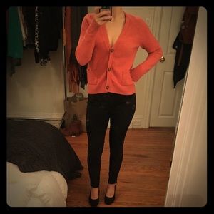 Soft pink anne taylor loft sweater